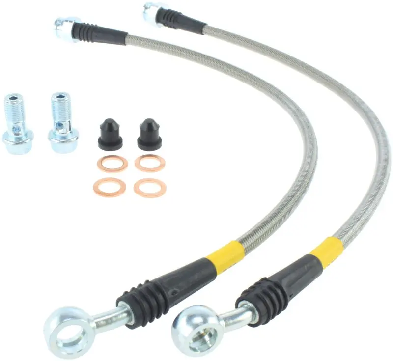 Stoptech 97-03 Chevrolet Corvette Stainless Steel Front Brake Line Kit 1