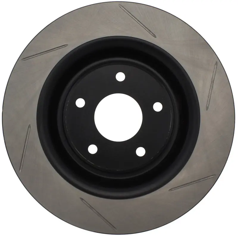 Stoptech Power Slot 06-10 Chevrolet Corvette Front Left Slotted Rotor 1