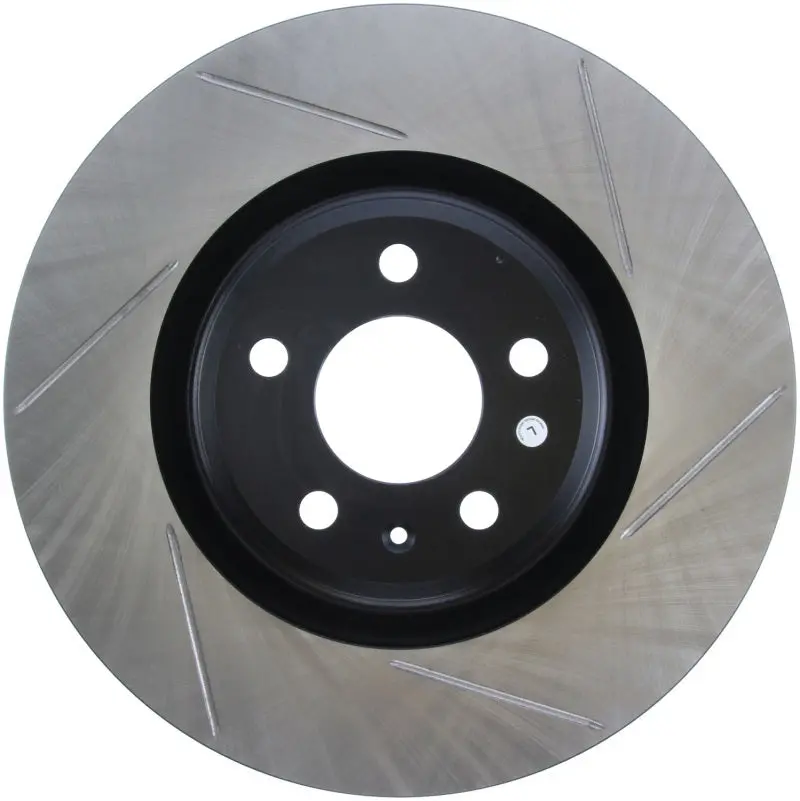 Stoptech Power Slot 12 Audi A6 Quattro/11-12 A7 Quattro / 7/11-13 S4 Front Left Slotted Rotor 1