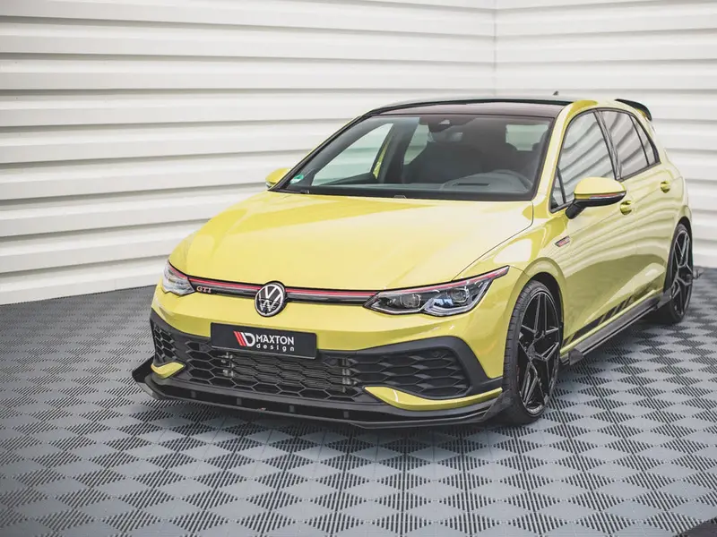 Street Pro Front Splitter + Flaps Vw Golf 8 Gti Clubsport 1