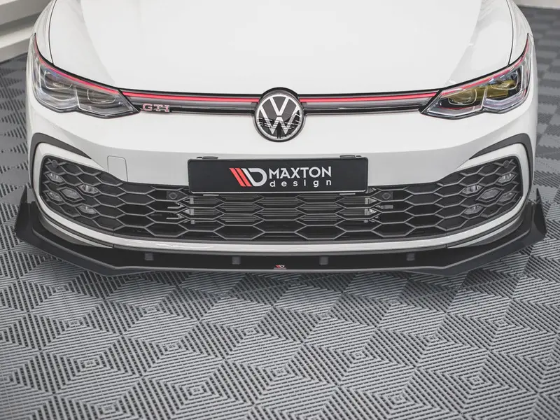 Street Pro Front Splitter + Flaps Vw Golf 8 Gti / R-Line 2