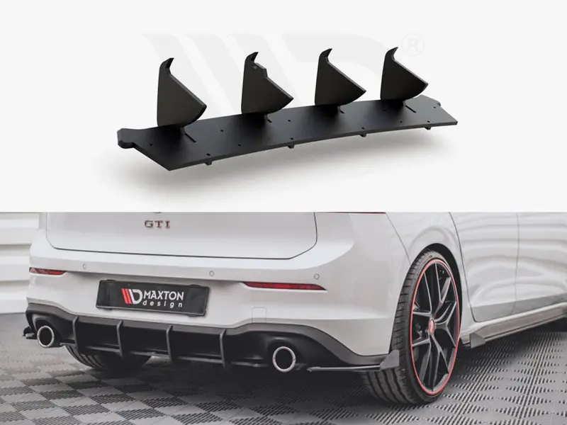 Street Pro Rear Diffuser V.1 Vw Golf 8 Gti 1