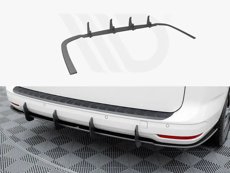 Street Pro Rear Diffuser Volkswagen Caddy Maxi Mk5 1