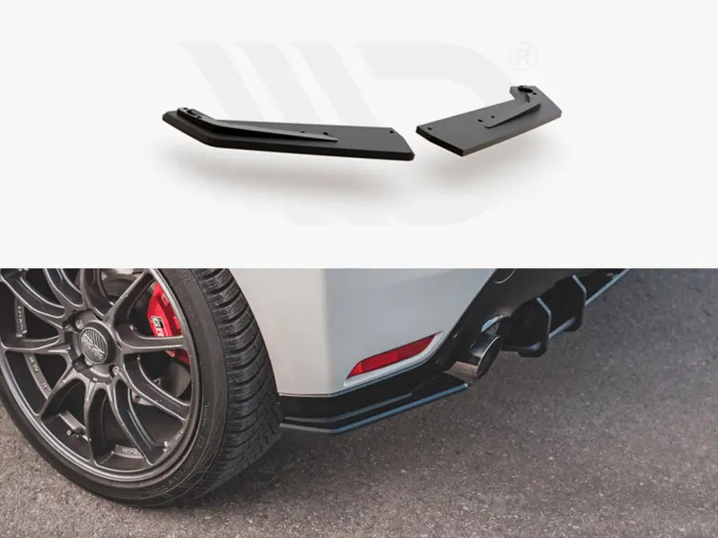Street Pro Rear Side Splitters Toyota Gr Yaris Mk4 1