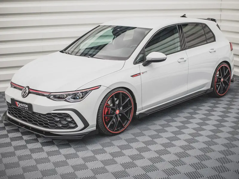 Street Pro Side Skirts Diffusers + Flaps Vw Golf 8 Gti / Gti Clubsport / R-Line 1