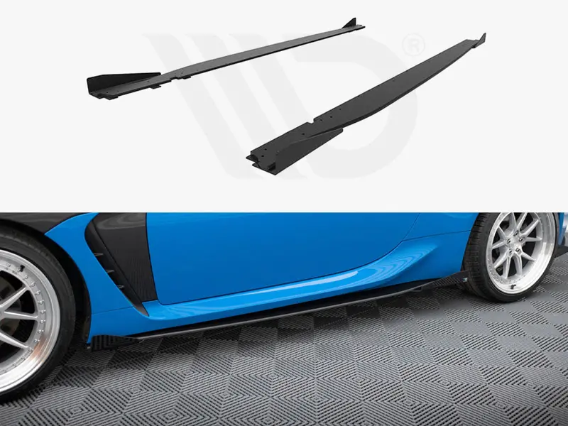 Street Pro Side Skirts Diffusers V.1 + Flaps Toyota Gr86 Mk1 1
