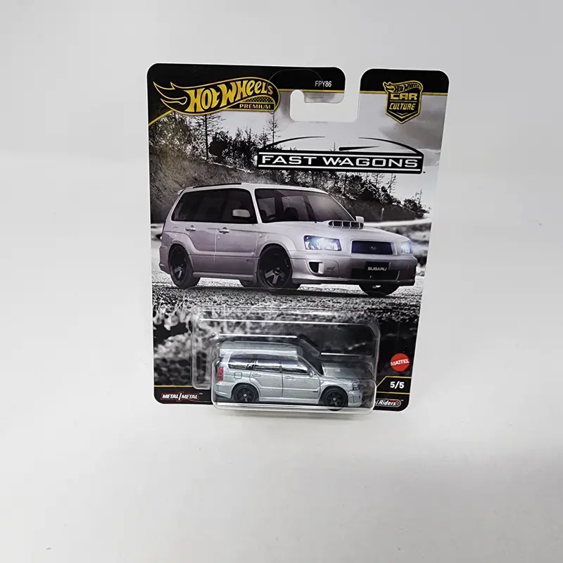 Subaru Forester Sti * Silver * Hot Wheels Car Culture Fast Wagons 1