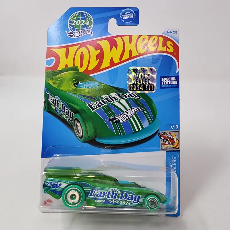 Supercharged #124 * Green * 2024 Hot Wheels Basic W/ Factory Holo 1