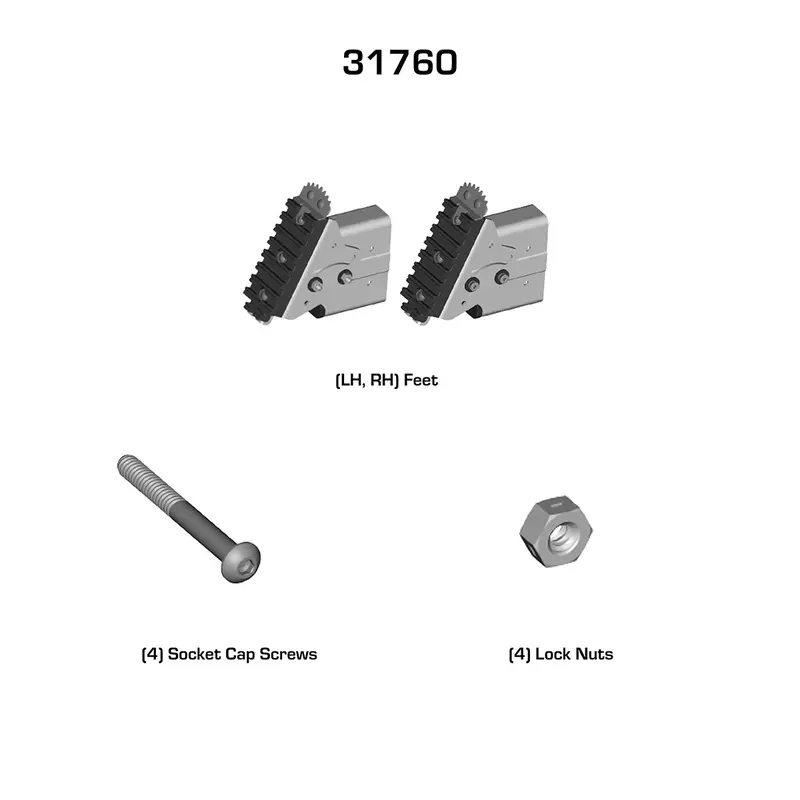 Sure-Set Foot Replacement Kit For Hyperlite Ladder 1