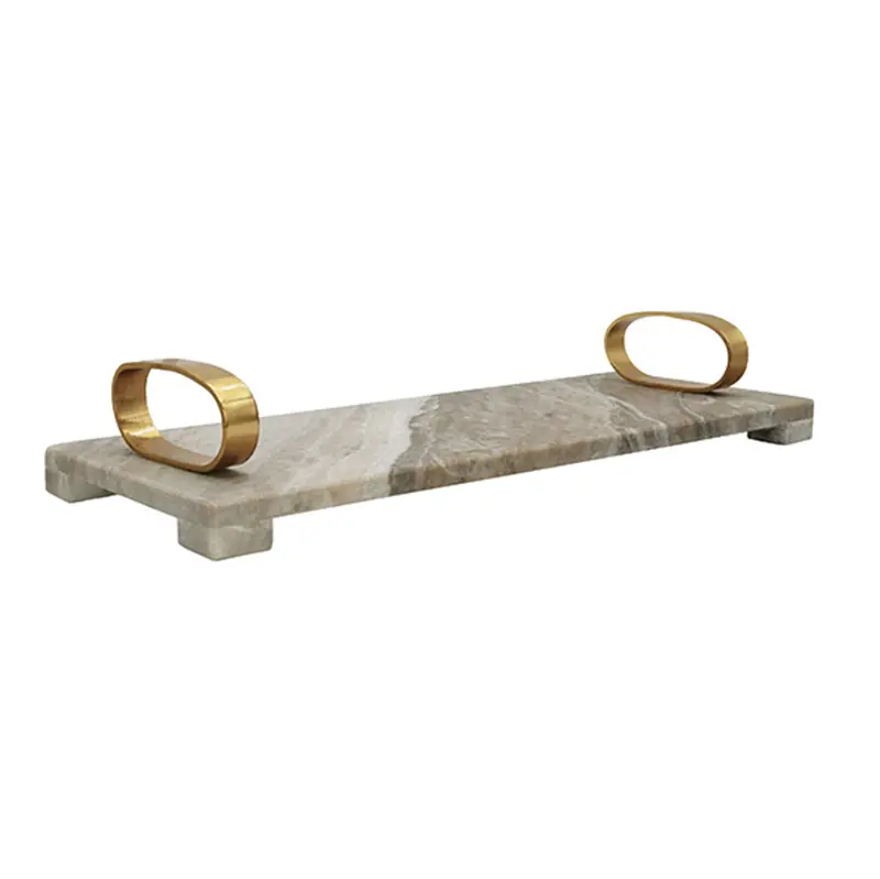 Tadeo Beige Marble Tray 1
