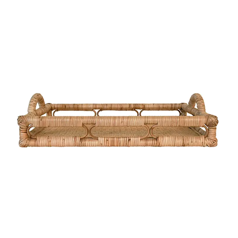 Tatum Rattan Serving Tray 1