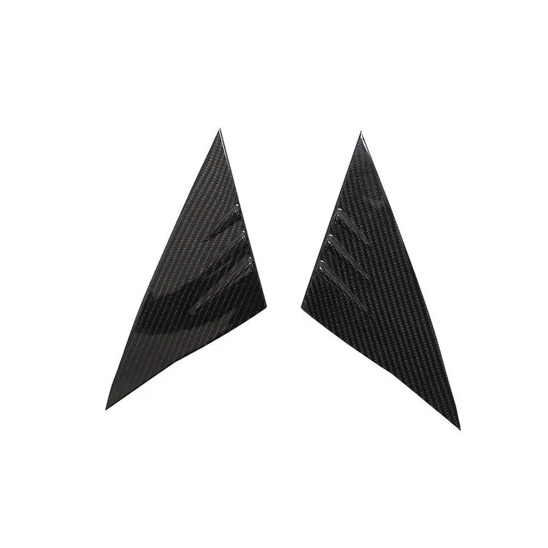 Tesla Model 3 Carbon Fibre A Pillar Window Covers 16-20 1