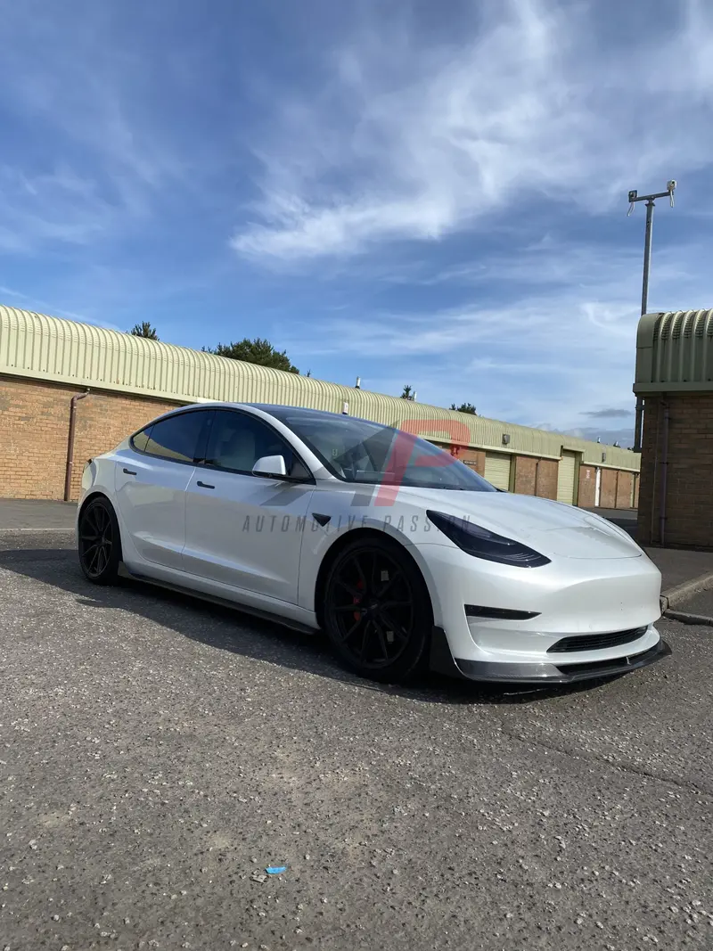 Tesla Model 3 Carbon Fibre Front Splitter 2