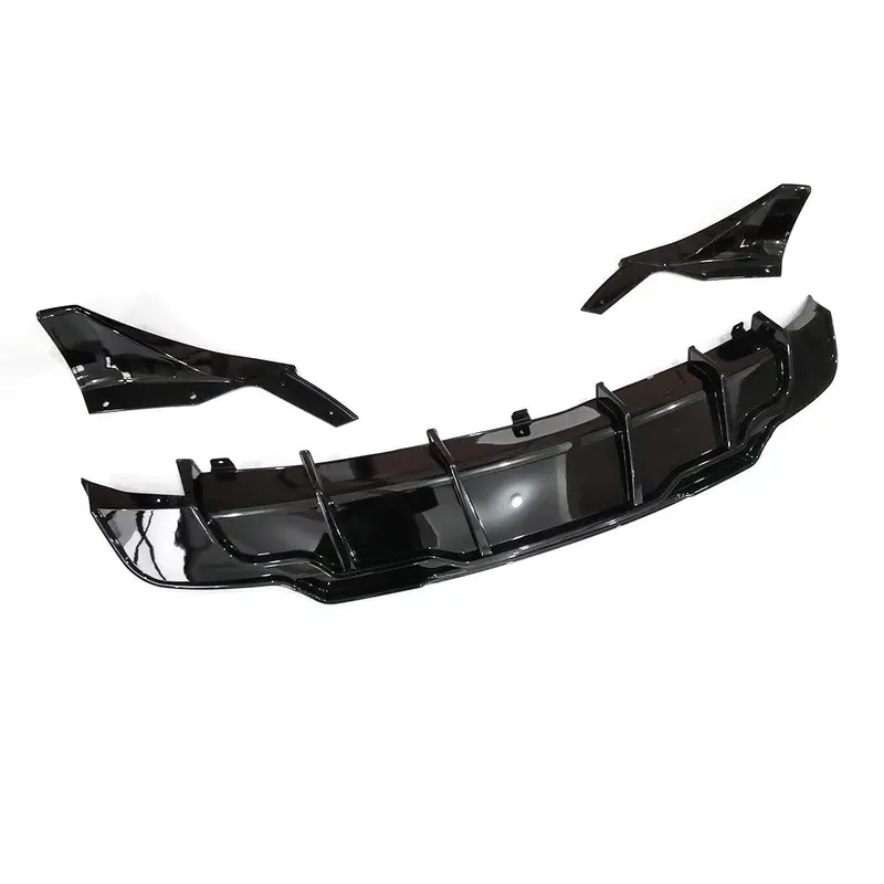 Tesla Model 3 Competition Style Gloss Black Rear Diffuser 16-Present 1