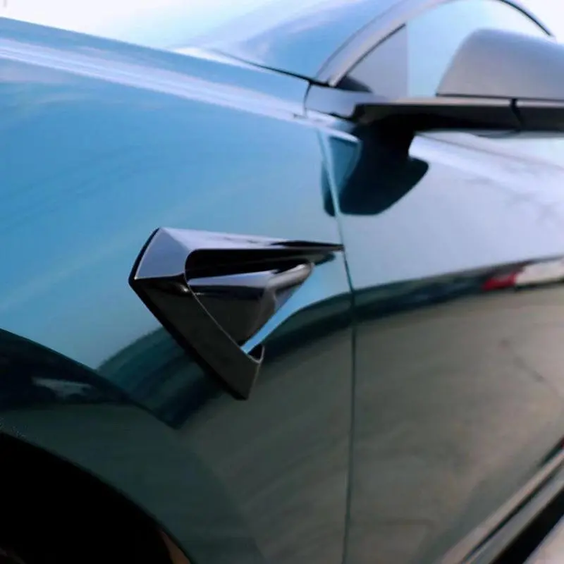 Tesla Model 3 Gloss Black Side Fender Trims 16-Present 1
