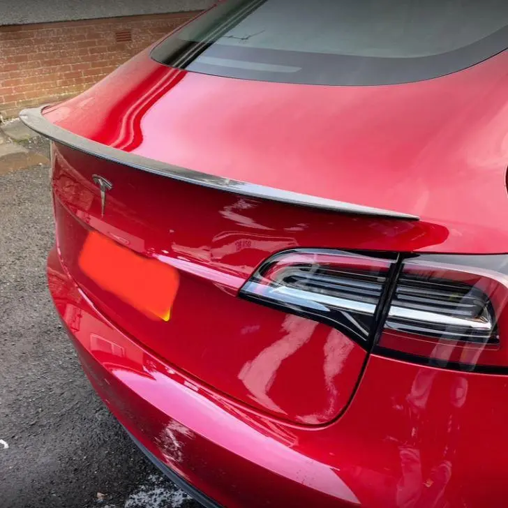 Tesla Model 3 M Style Carbon Fibre Boot Spoiler 16-Present 1