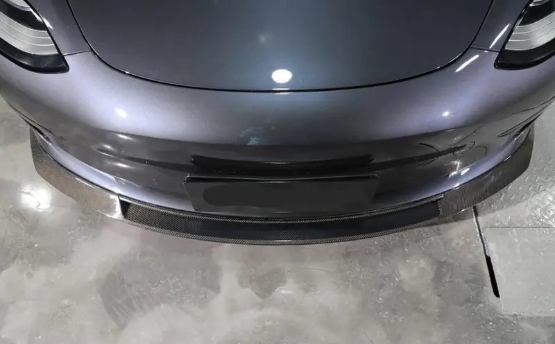 Tesla Model 3 Mad Style Carbon Fibre Front Splitter 16-Present 1