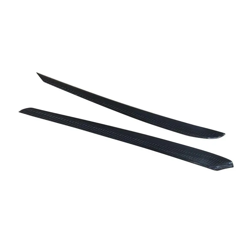 Tesla Model 3 Model Y Dry Carbon Interior Side Door Trim Covers 1
