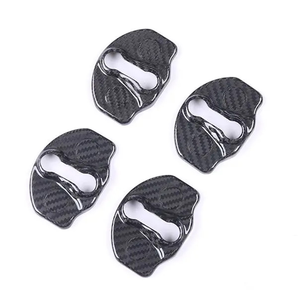 Tesla Model 3 & Model Y Pre-Preg Carbon Fibre Door Latch Covers 17-23 1