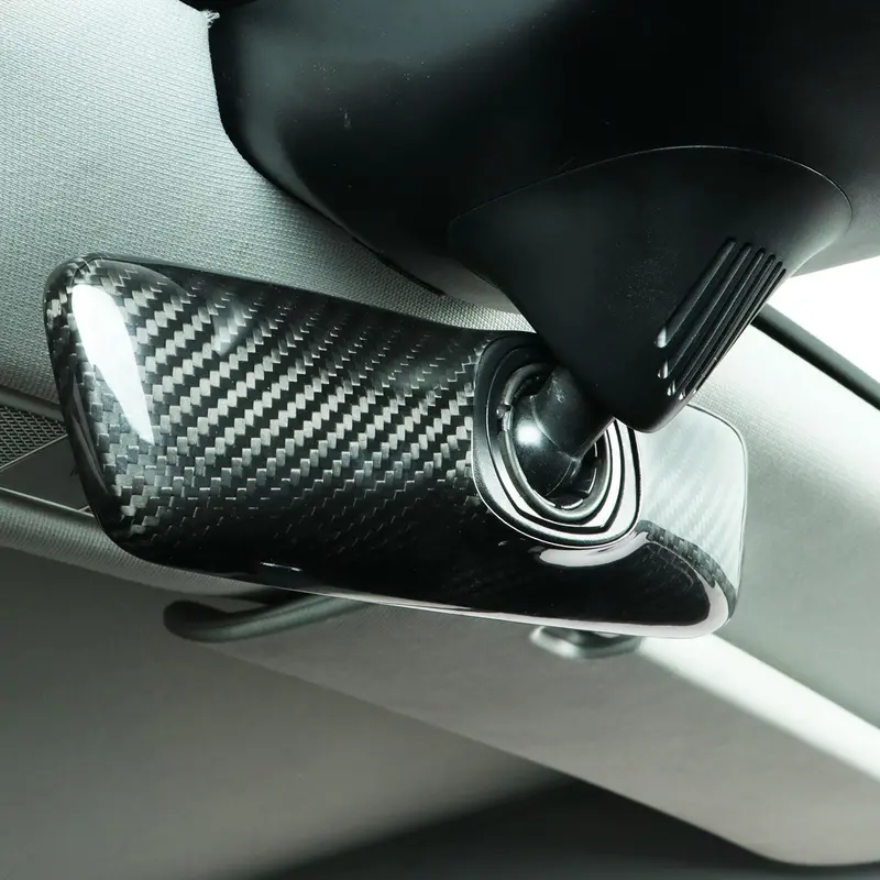 Tesla Model 3 & Model Y Pre-Preg Carbon Fibre Rear View Mirror Cover 17-23 1