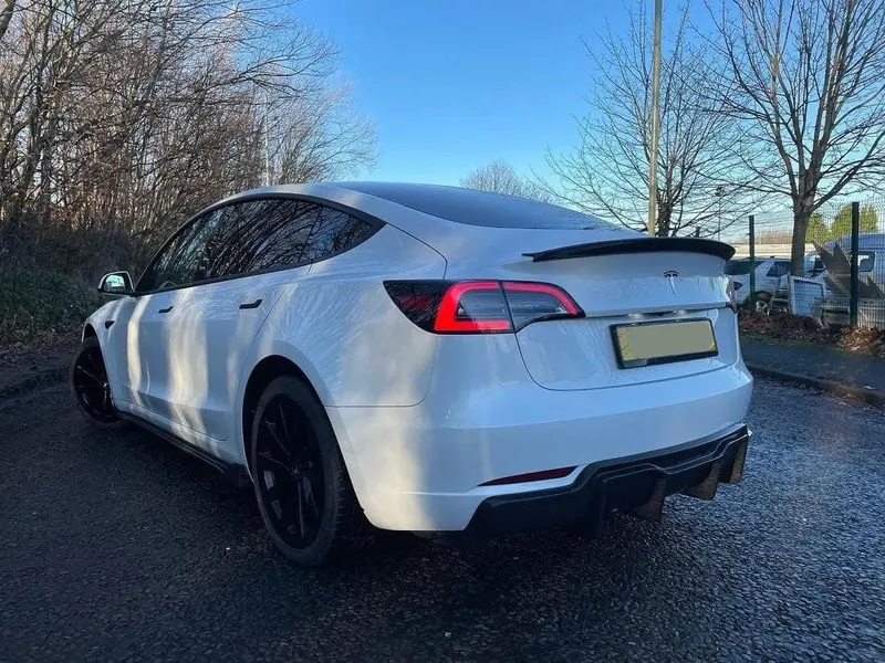 Tesla Model 3 P Style Carbon Fibre Rear Diffuser 16-Present 1