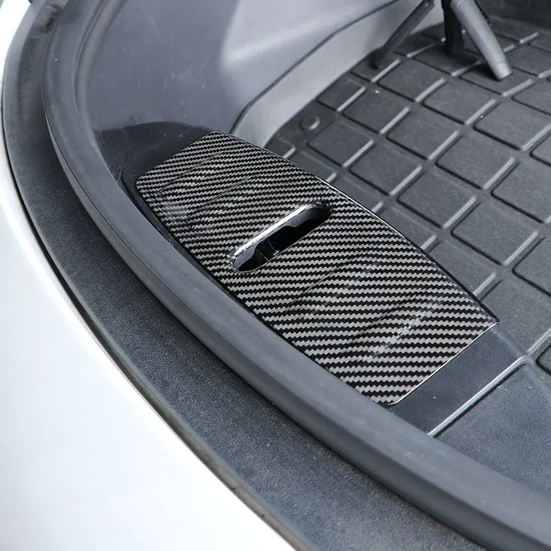 Tesla Model 3 Pre-Preg Carbon Fibre Front Boot Trim 17-23 1