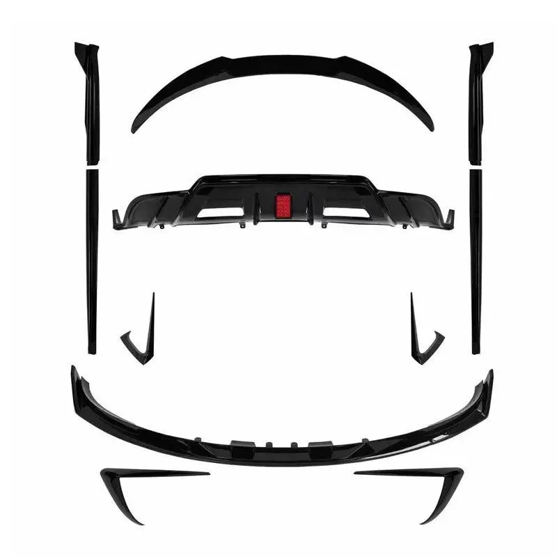 Tesla Model 3 Tr Style Gloss Black Kit With Led Diffuser 16-Present 1