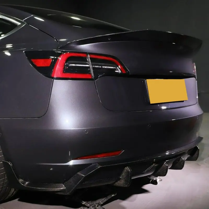Tesla Model 3 V Style Carbon Fibre Kit 1
