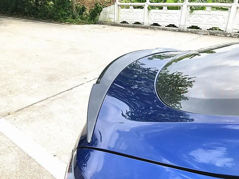 Tesla Model S C Style Carbon Fibre Boot Spoiler 13-22 1