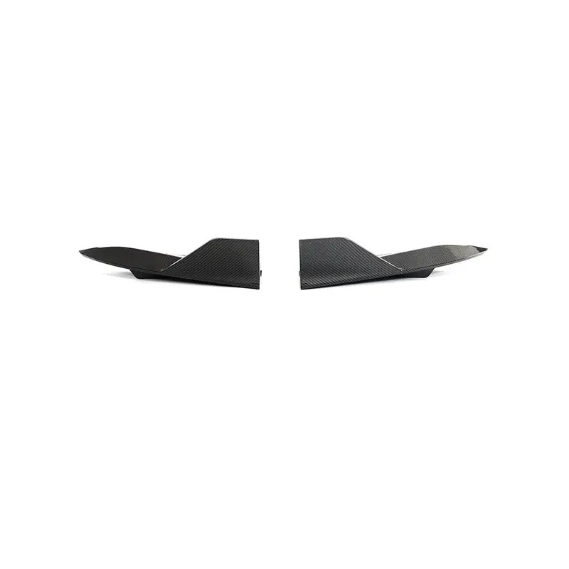 Tesla Model S Facelift V Style Carbon Fibre Rear Bumper Extensions 21-Present 1