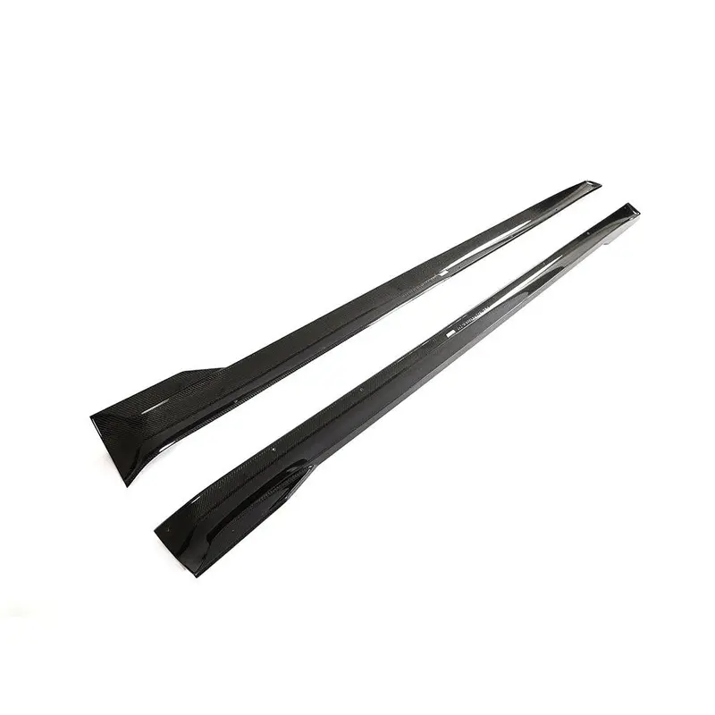 Tesla Model S Facelift V Style Carbon Fibre Side Skirt 21-Present 1
