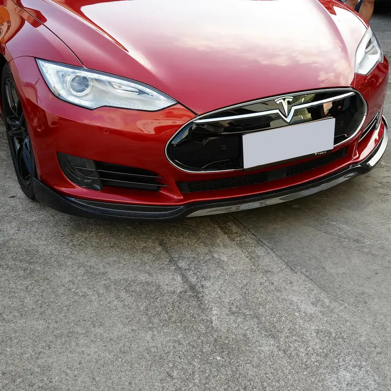 Tesla Model S P85 Carbon Fibre Front Splitter 14-15 1