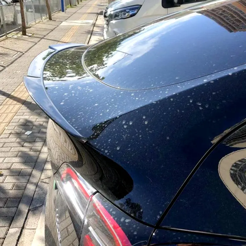 Tesla Model Y C Style Carbon Fibre Rear Spoiler 19-23 1
