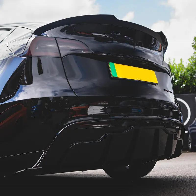 Tesla Model Y Competition Style Gloss Black Boot Spoiler 19-22 1