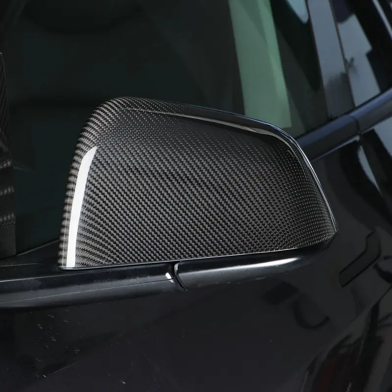Tesla Model Y Oem Style Carbon Fibre Mirror Covers 16-23 1