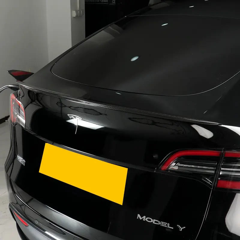 Tesla Model Y Performance Style Carbon Fibre Rear Spoiler 19-23 1