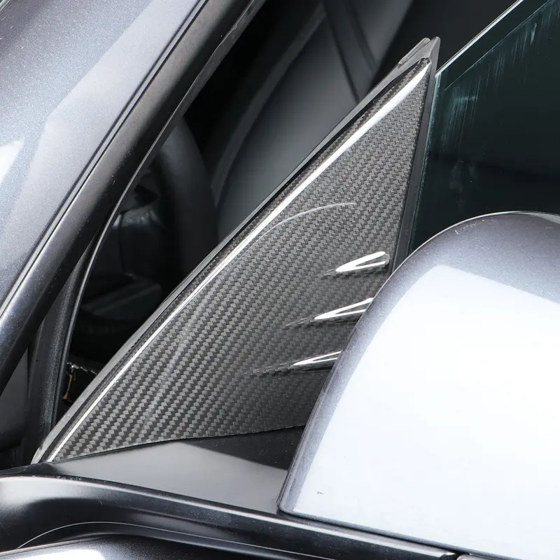 Tesla Model Y Pre-Preg Carbon Fibre A Pillar Trims 17-23 1