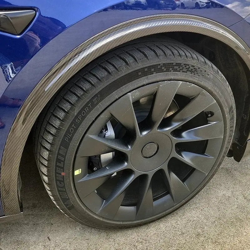 Tesla Model Y Pre-Preg Carbon Fibre Fender Trims 19-23 1