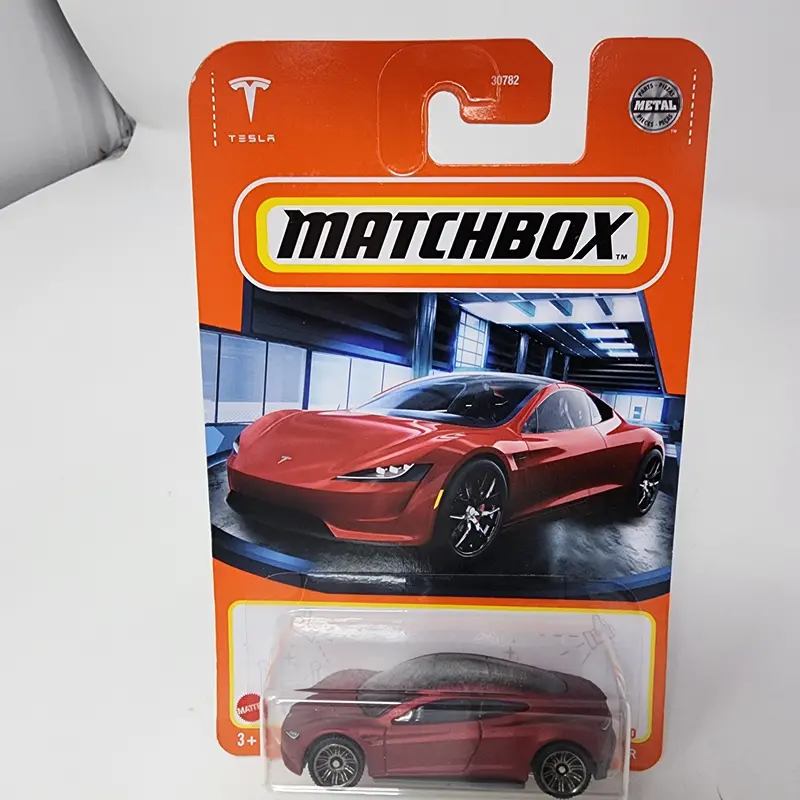 Tesla Roadster #4 * Dark Red * Hot Wheels Basic Series 1