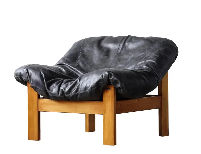 The Lars Leather Lounge Chair - Matthew Izzo Collection 1