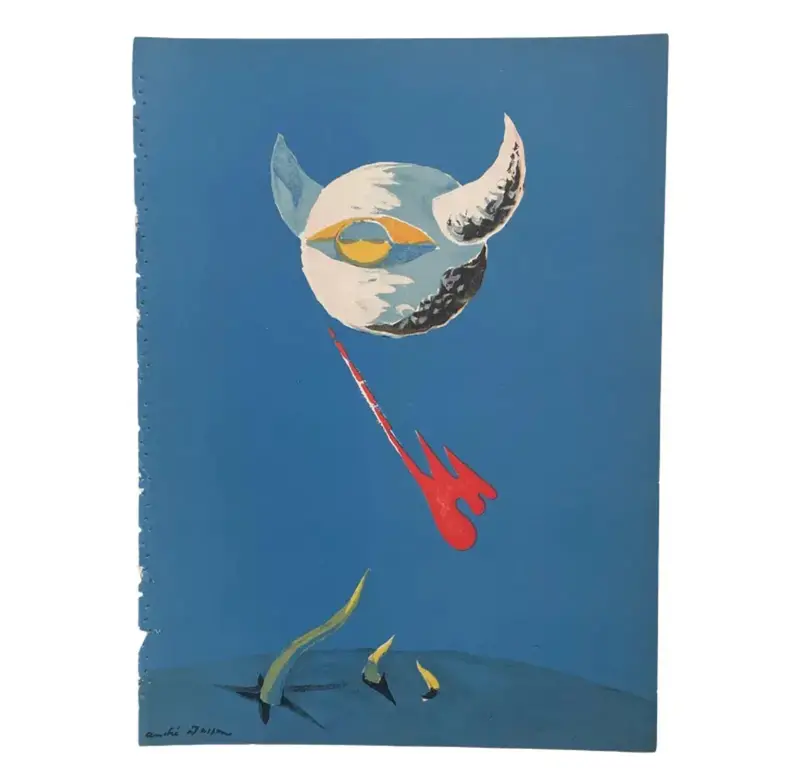 "The Moon" (La Lune) - 1938 Lithograph By André Masson 1