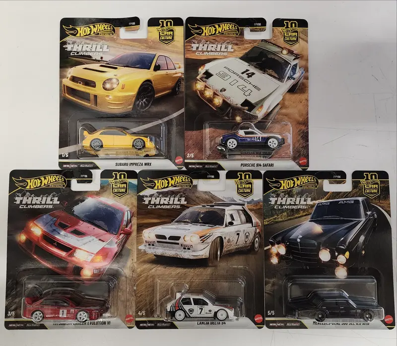 Thrill Climbers * 5 Car Set * 2026 Hot Wheels Car Culture * Case Q 1