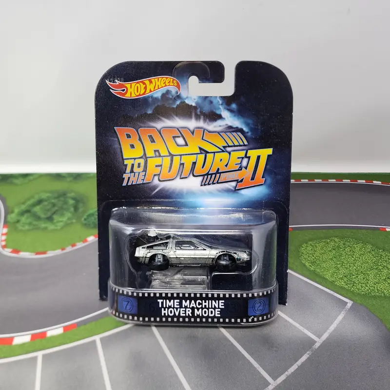Time Machine Hover Mode * Hot Wheels Retro Back To The Future Ii 1