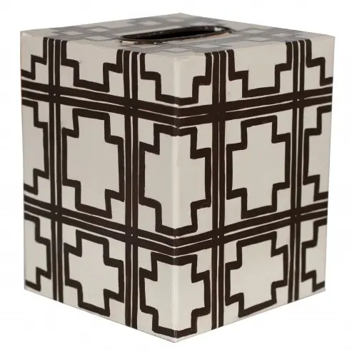 Tissue Box Cover - Handpainted Cross - Four Color Options 1