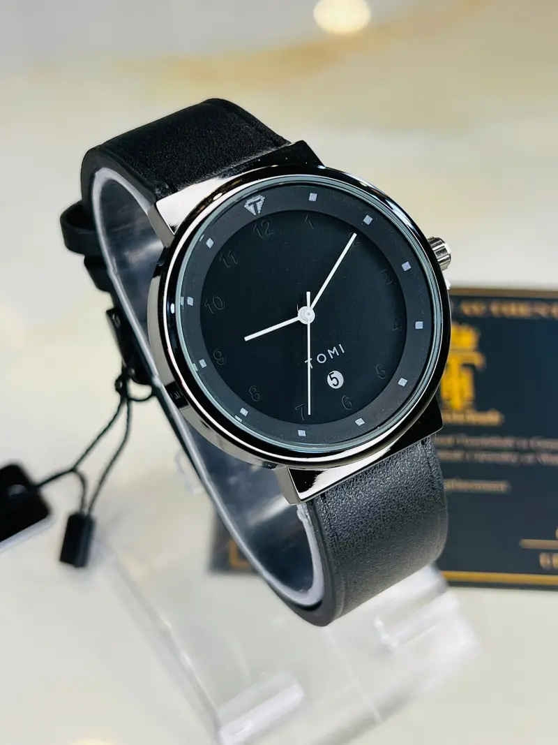 Tomi All Black Elegance Dial Watch 1