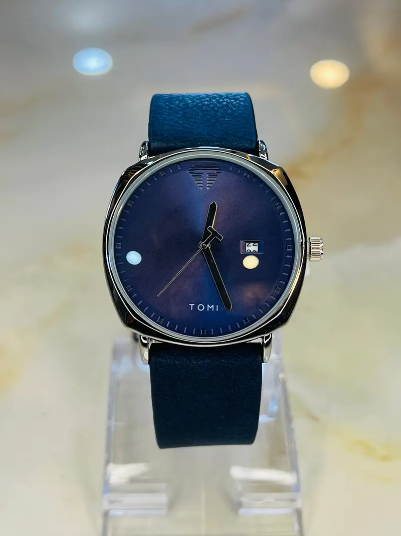 Tomi All Blue Sleek Dial Watch 2
