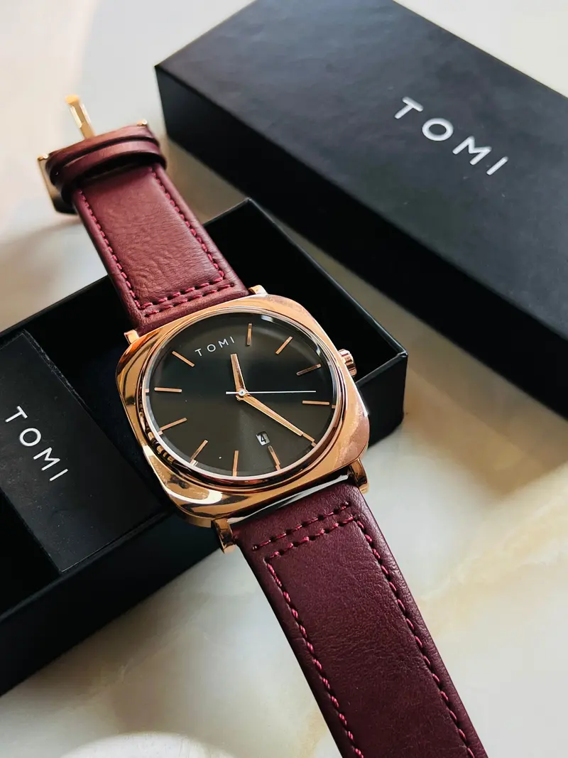 Tomi Coffee Gold Business Class Watch 1