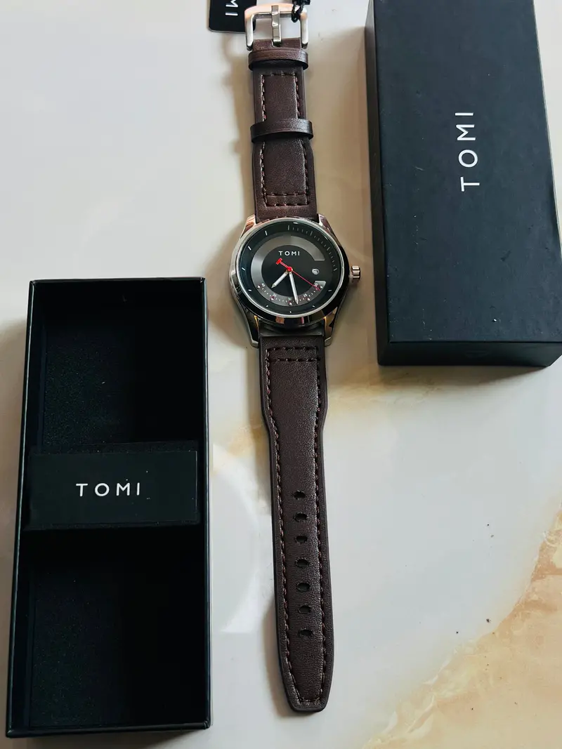 Tomi Coffee Silver Royal Dial Watch 2