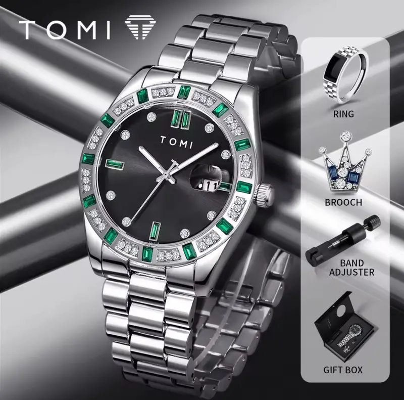 Tomi S3 Zircon Gift Set Premium Watch 1