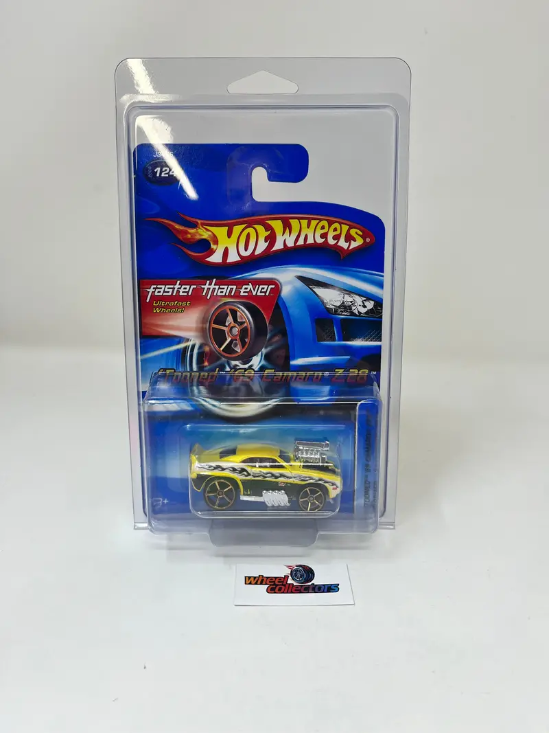 Tooned '69 Camaro Z28 #124 * 2006 Hot Wheels * Faster Than Ever 1